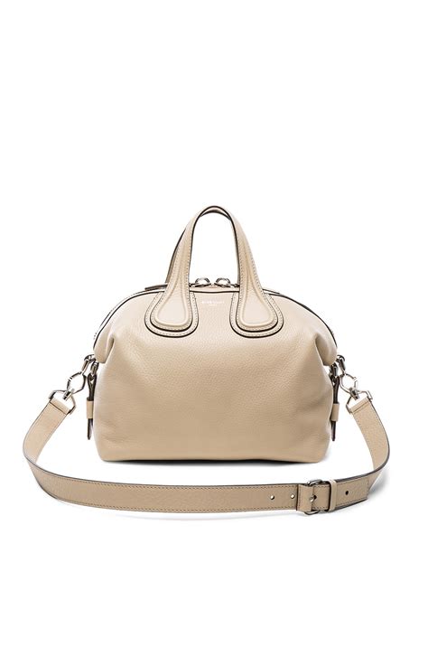 nightingale small givenchy|Givenchy Nightingale Small Waxy Leather Satchel Bag, Beige.